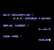 Image n° 8 - screenshots  : Phalanx - The Enforce Fighter A-144